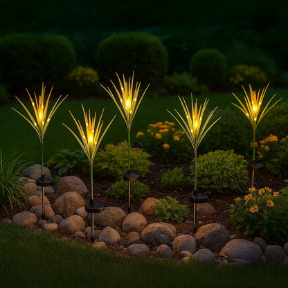 Wheat Solar Lamp 3000K Ip44 Yellow