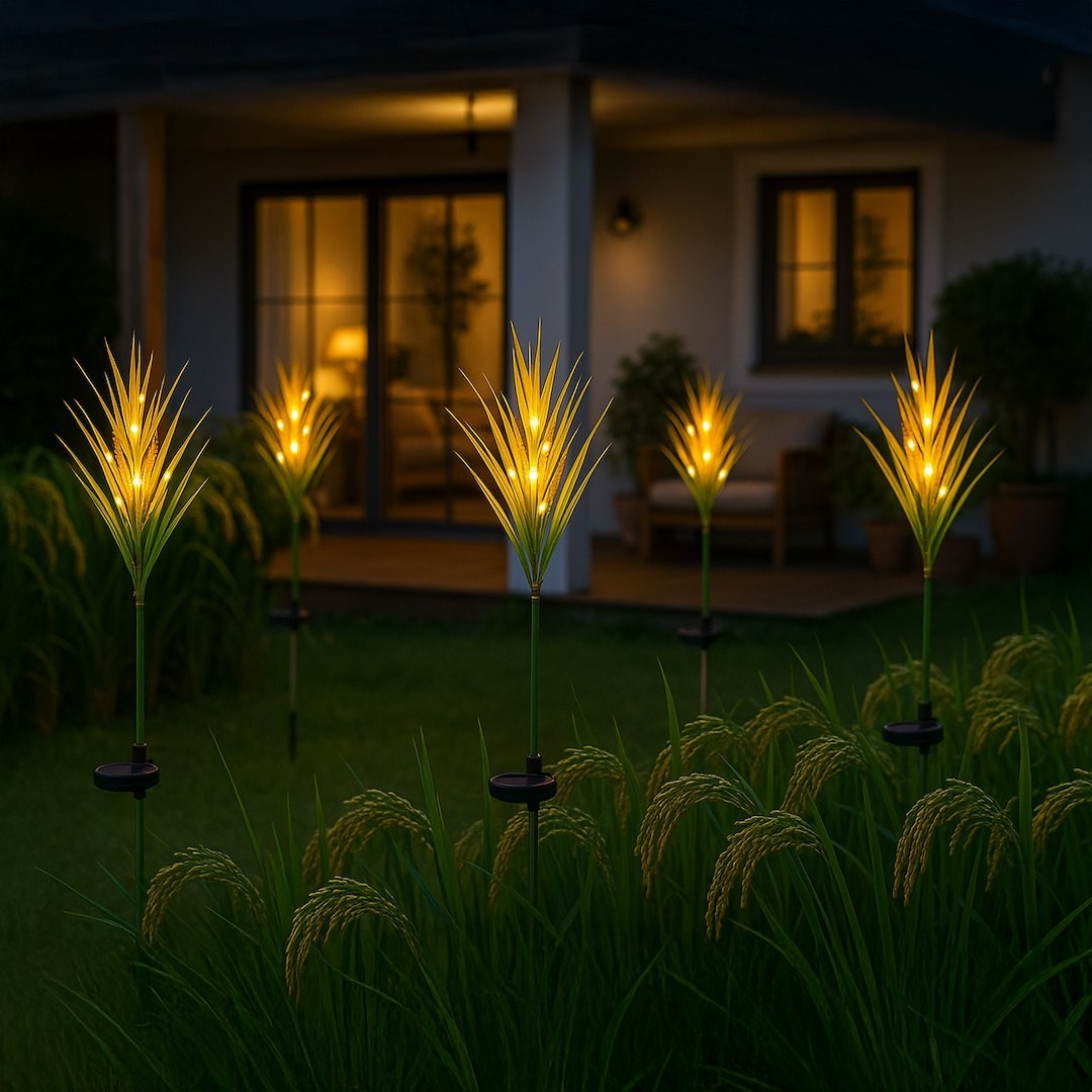 Wheat Solar Lamp 3000K Ip44 Yellow