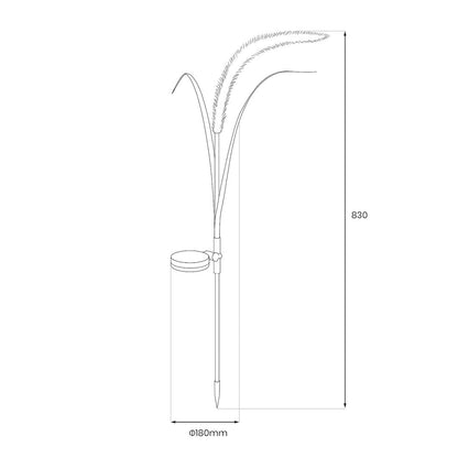 Setaria Solar Lamp 3000K Ip44 Green