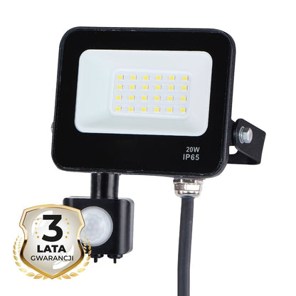 LED floodlight 20W 4000K PIR