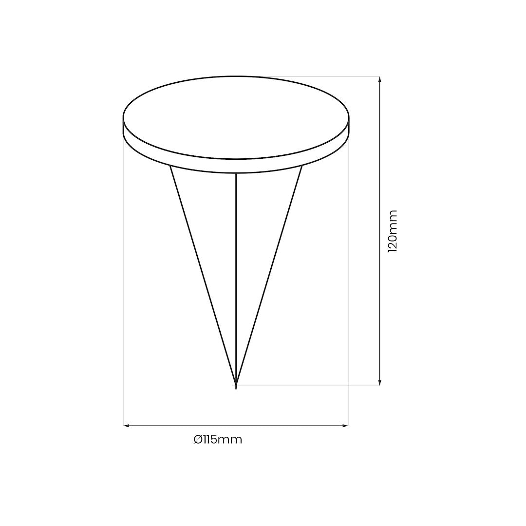 Solar Deck Lamp 3000K IP44