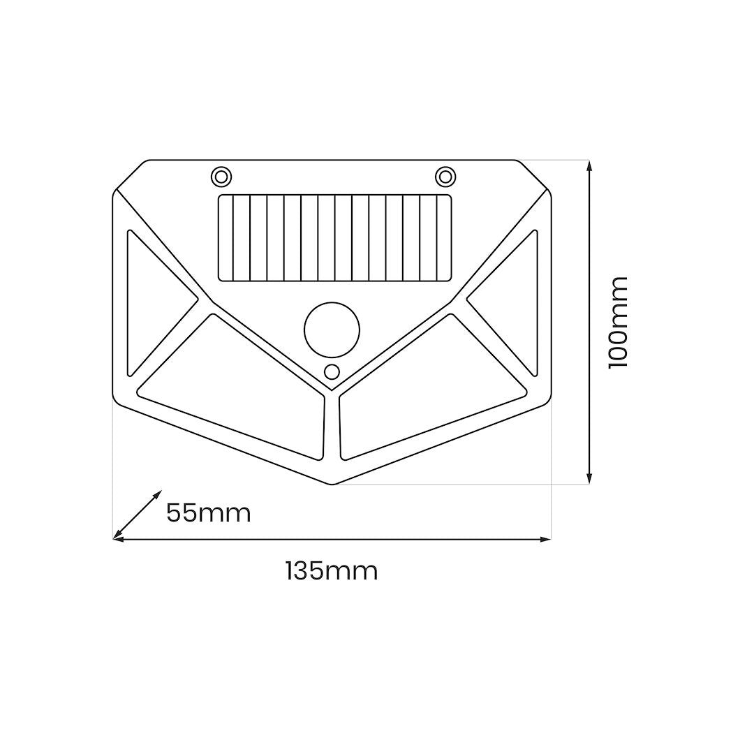 Batman 4000K IP44 Solar Lamp