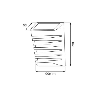 Solar Strip Wall Lamp 3000K