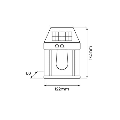 Filo Solar Wall Lamp 3000K