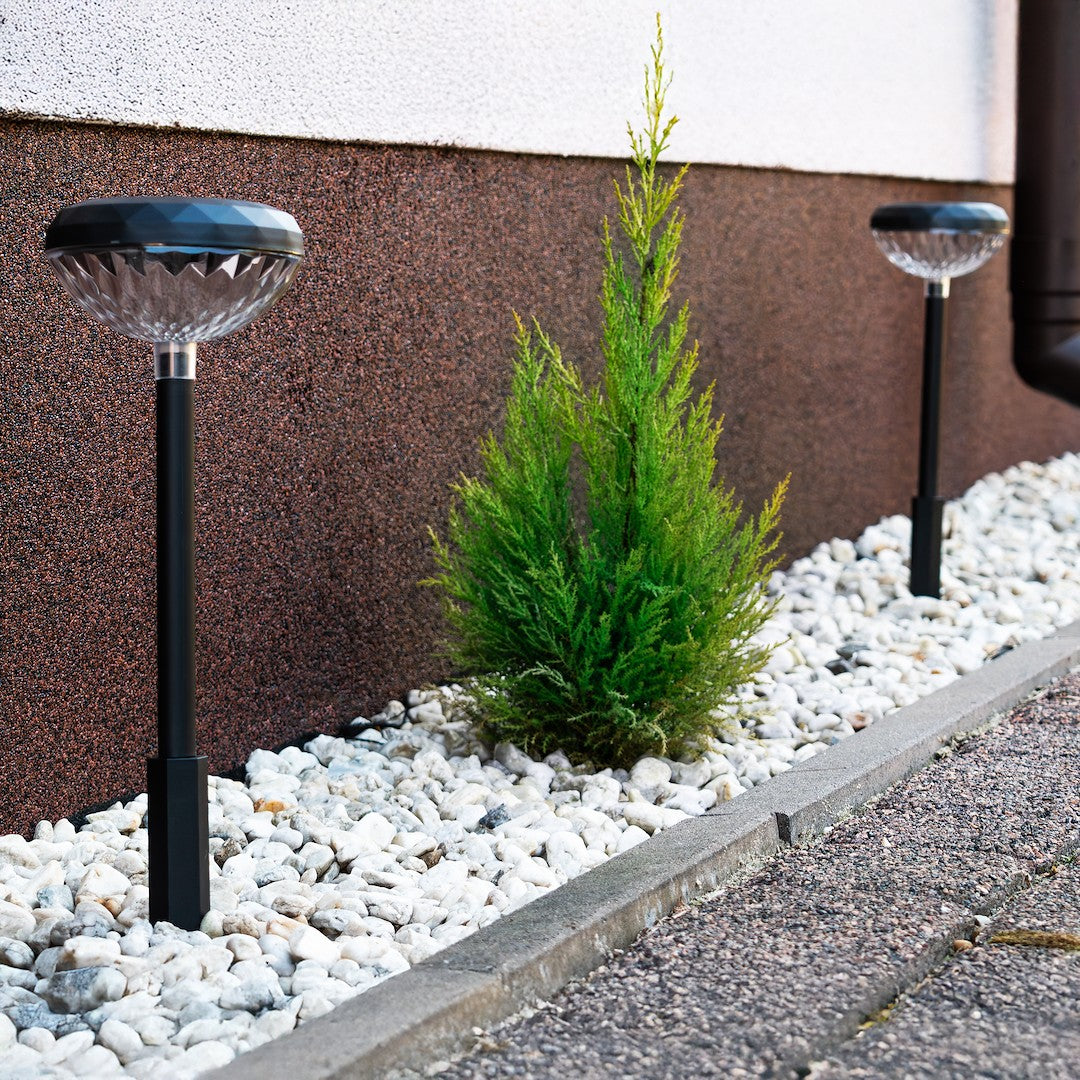 Tom RGB Solar Bollard IP44 2 pcs
