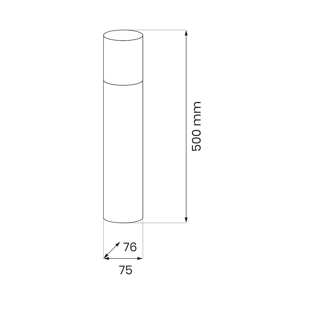 Harlem Garden Post 1xE27 IP44 50cm