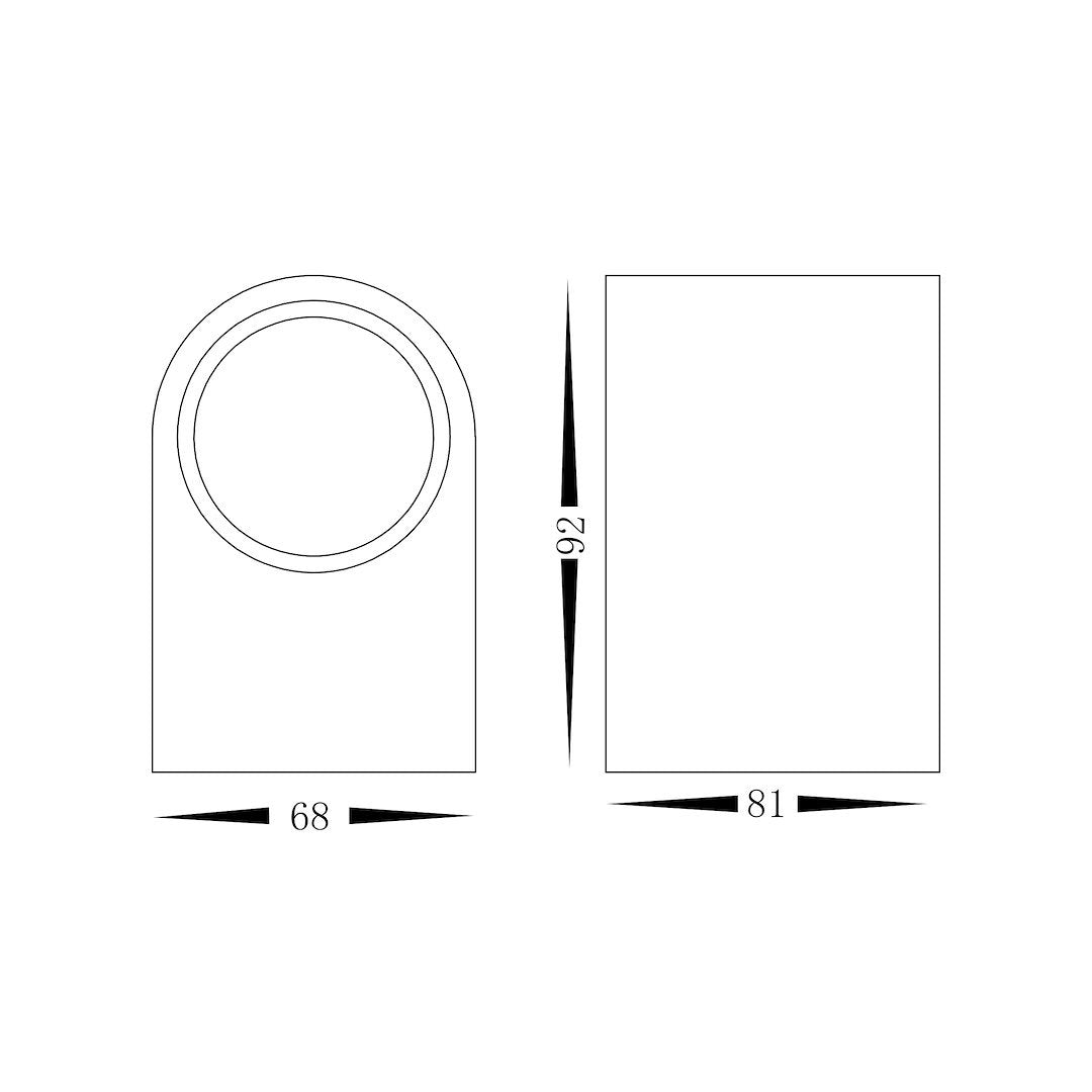 Ovalis Garden Wall Lamp 2xGU10 IP44