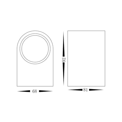 Ovalis Garden Wall Lamp 2xGU10 IP44