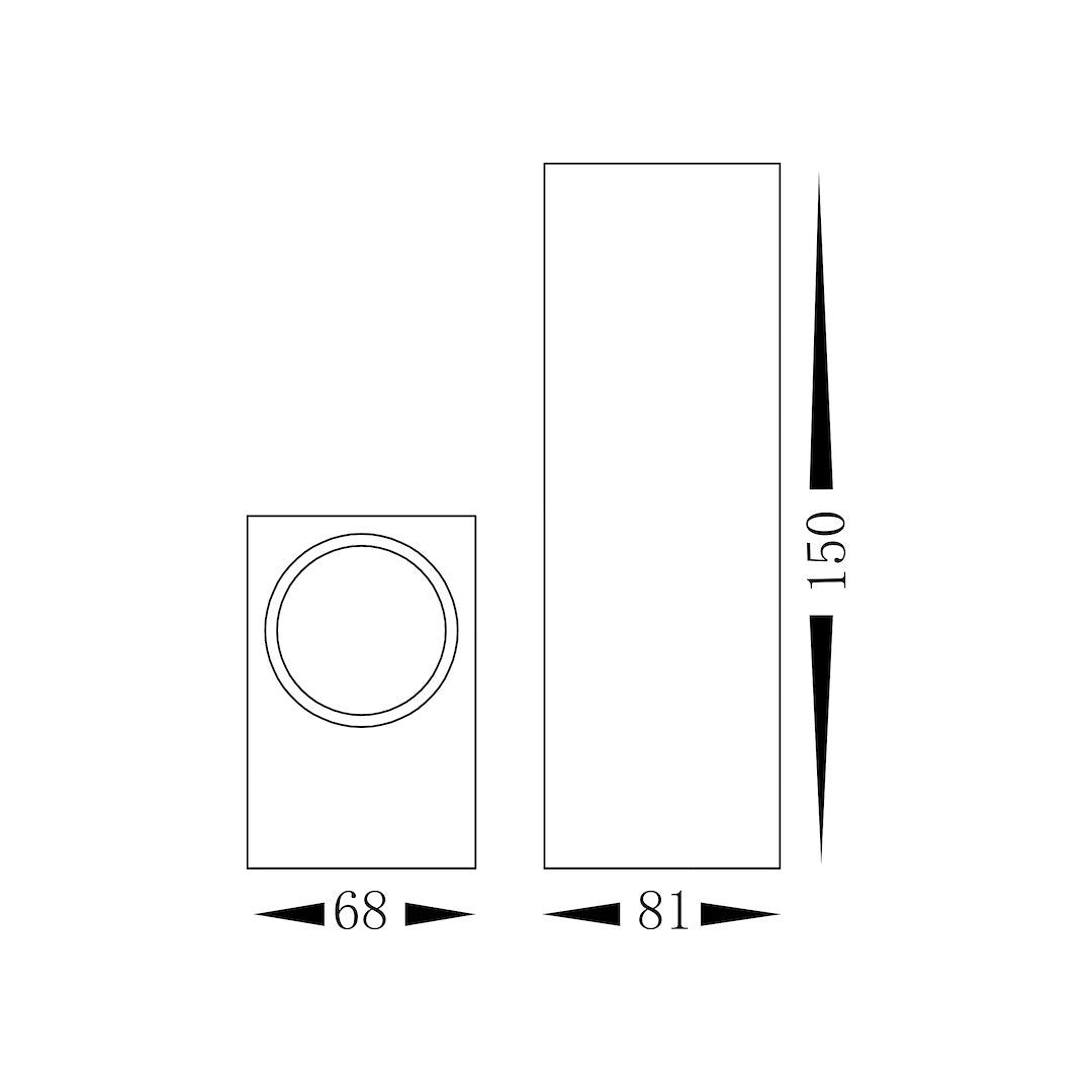 BOKA Garden Wall Lamp 2xGU10 IP44