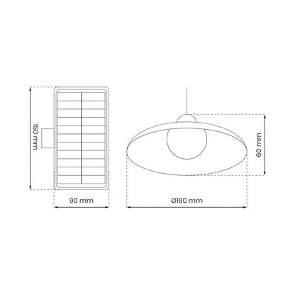 Saturn Single Solar Lamp