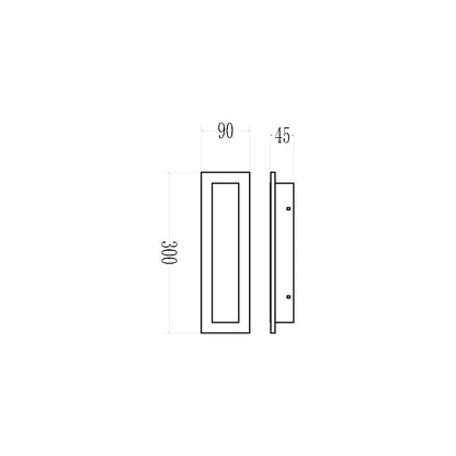 Wow wall lamp 10W 3CCT IP54 30cm
