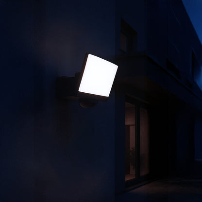 Davos LED Floodlight 30W 2000lm 4000K Black Premium PIR