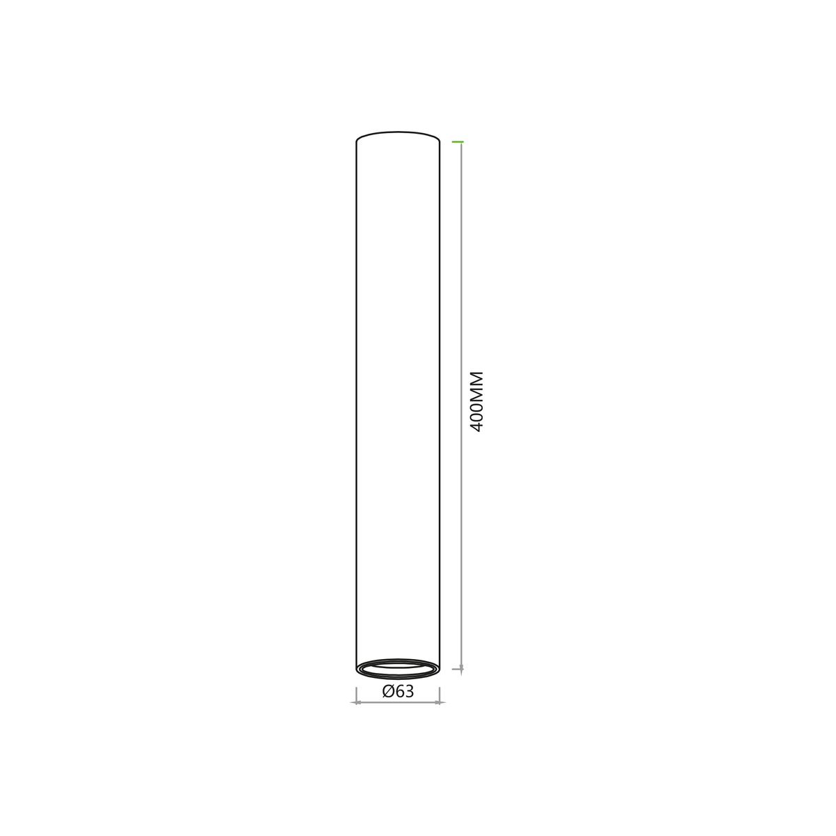 Genesis Spot White 1xGU10 40cm