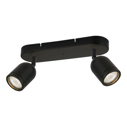 Ceiling Lamp Porter 2XGU10 IP44 Black