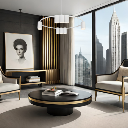 Pendant Light (Circle) Genesis White 10xGU10
