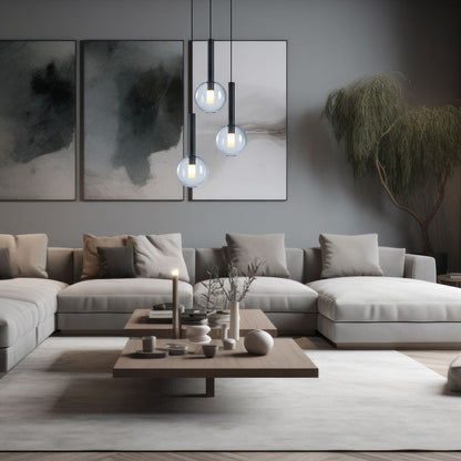 Pendant Light Niko Black 3xG9