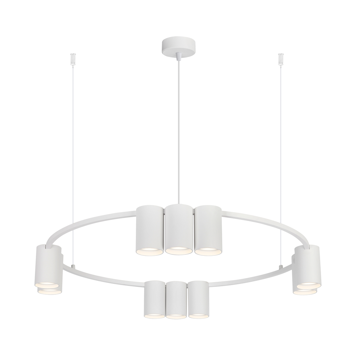 Pendant Light (Circle) Genesis White 10xGU10