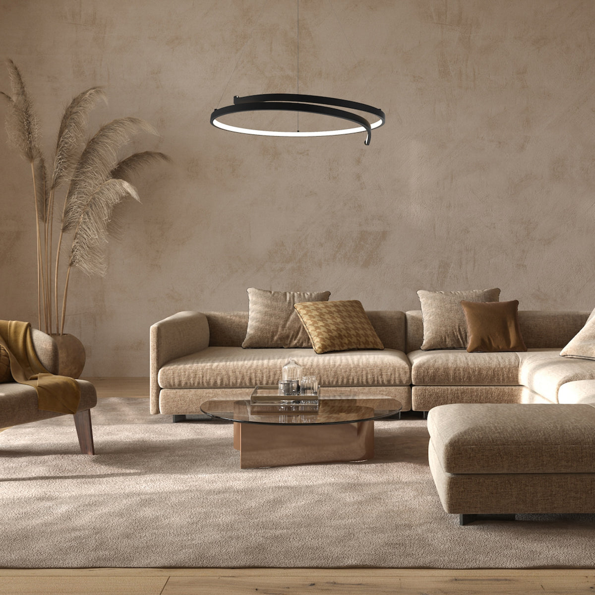 Pendant Lamp Lorenzo LED 35W Black