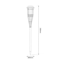 Bamboo Solar Lamp 1800K Ip44 Bamboo