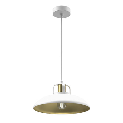 Pendant Lamp Felix White/Gold 1XE27