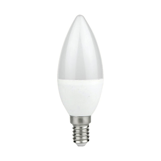 Bulb LED 7W E14 C37. Candle Colour: 6500K
