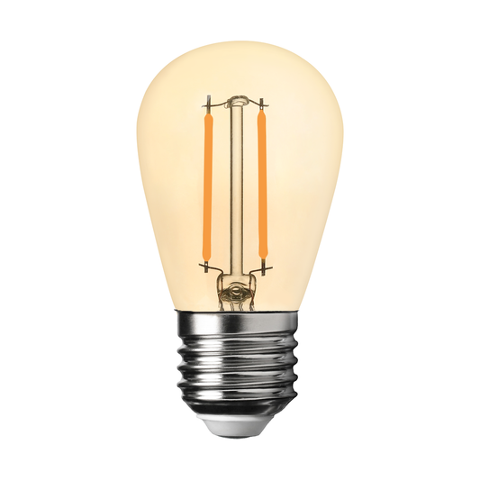 Bulb Filament LED 1W ST45 E27 2700K Amber