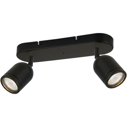 Ceiling Lamp Porter 2XGU10 IP44 Black