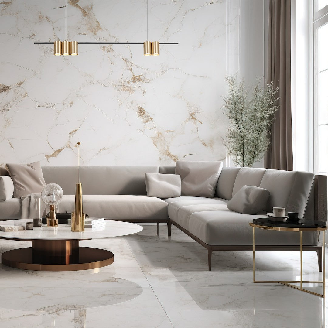 Pendant Light (Strip) Genesis Black Gold 5xGU10