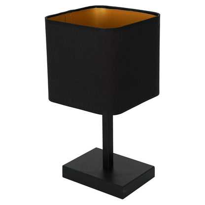 Napoli Table Lamp Hand Made Matt Black And Gold