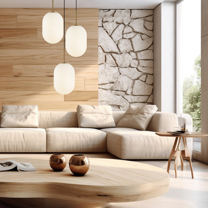 Pendant Light Alias Gold 3xE14 Circle