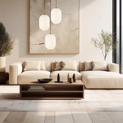 Pendant Light Alias Gold 3xE14 Circle