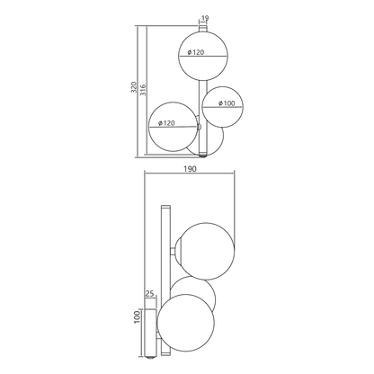 Wall Light Mila 3xG9