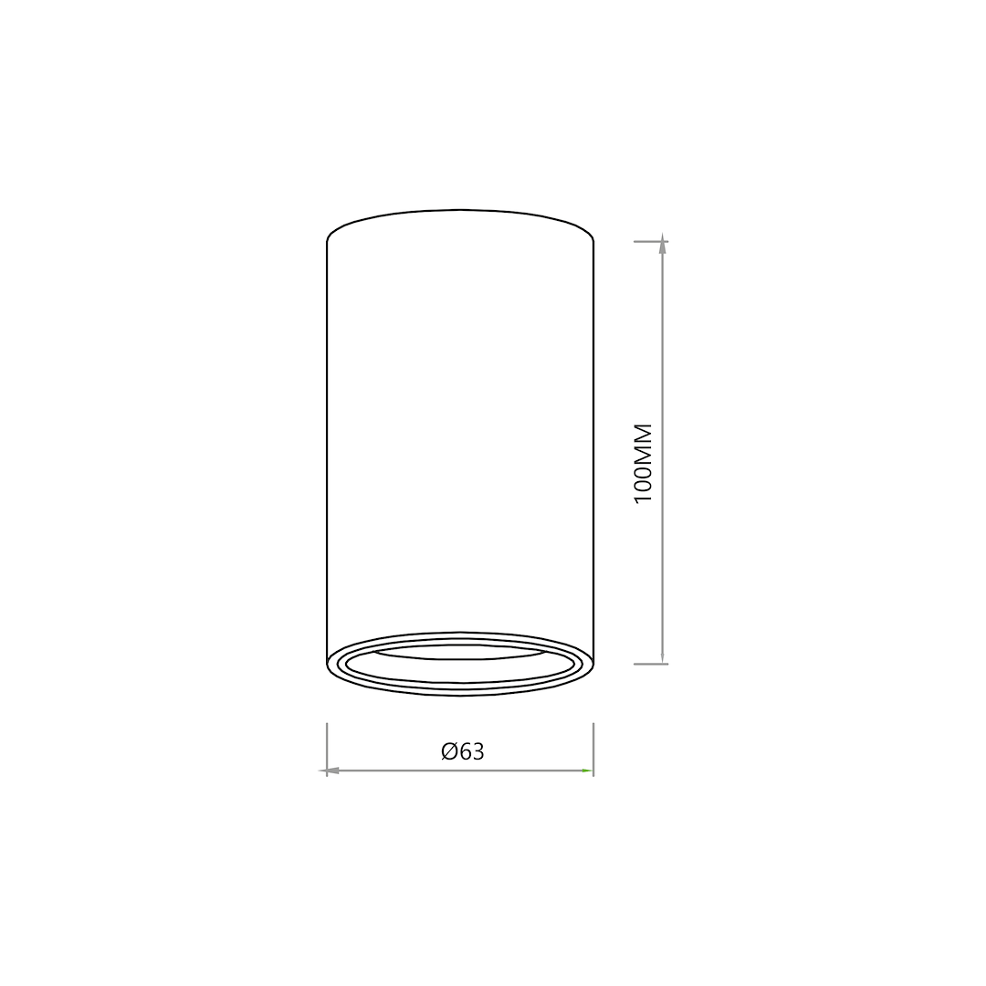Genesis Spot Gold 1xGU10 10cm