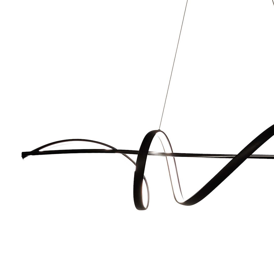 Pendant Lamp Sash LED 36W Black