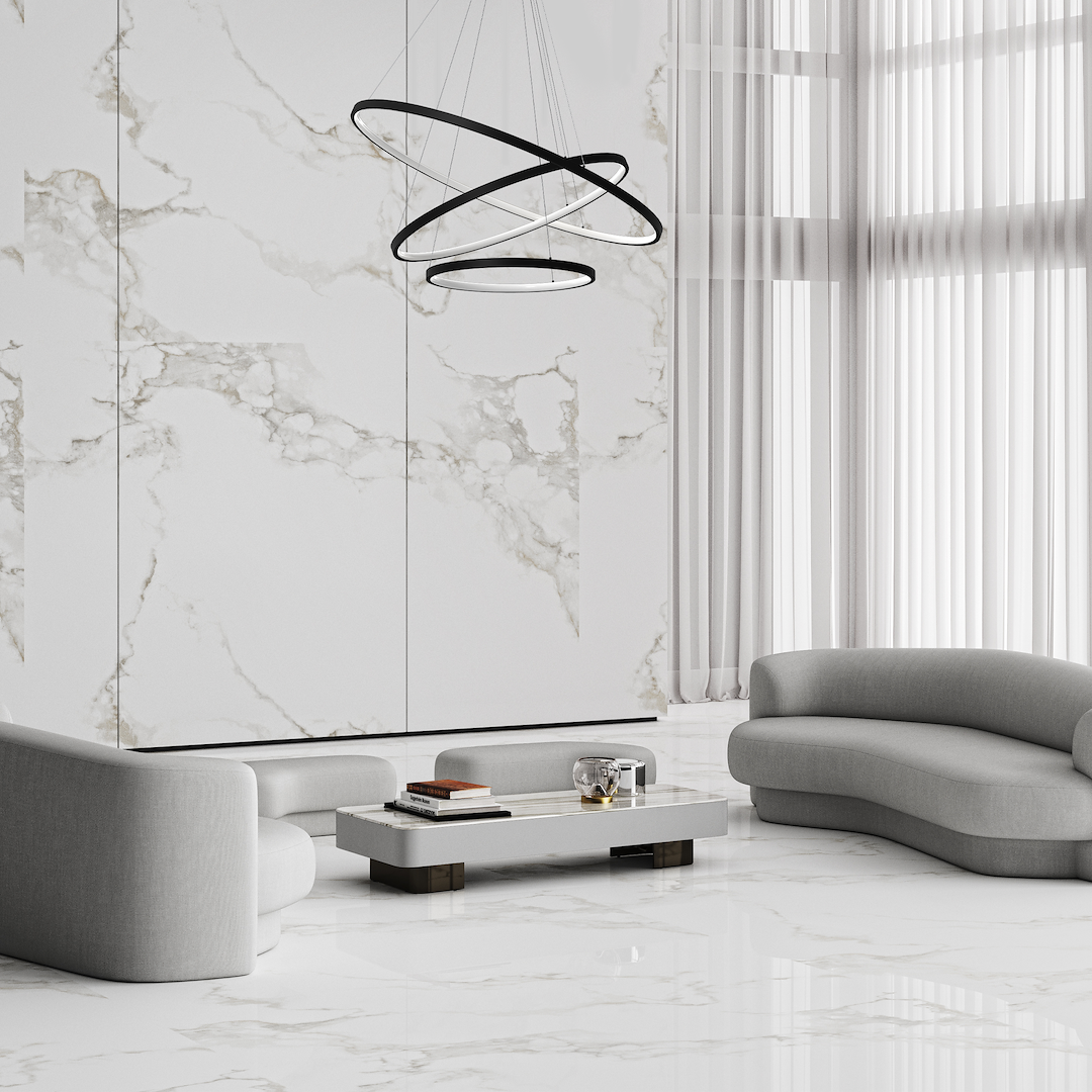 Pendant Lamp Hoop Black 51W LED