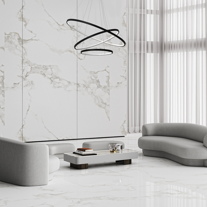 Pendant Lamp Hoop Black 51W LED