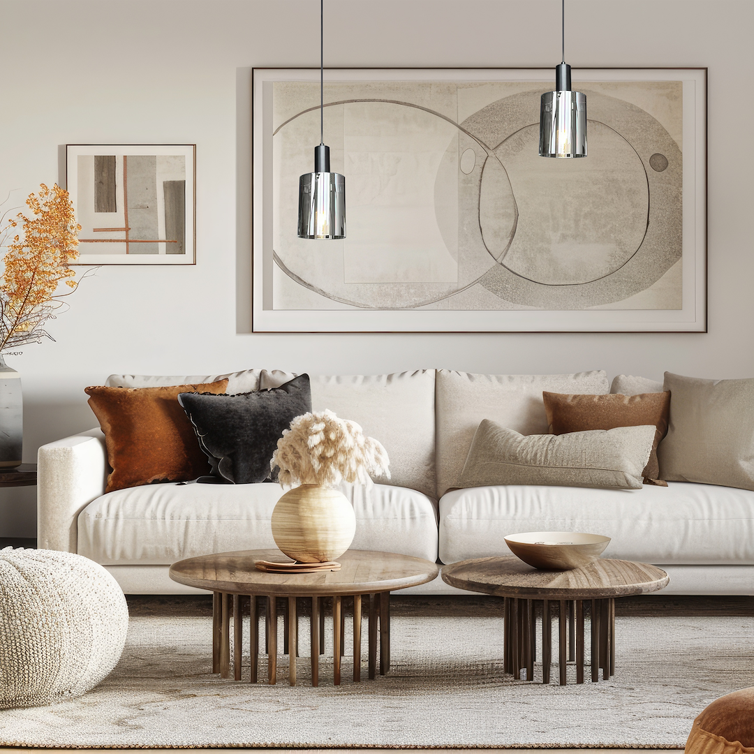 Arcadia Pendant 1 x E27 Black