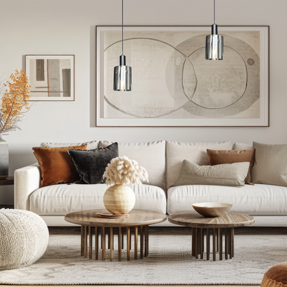 Arcadia Pendant 1 x E27 Black