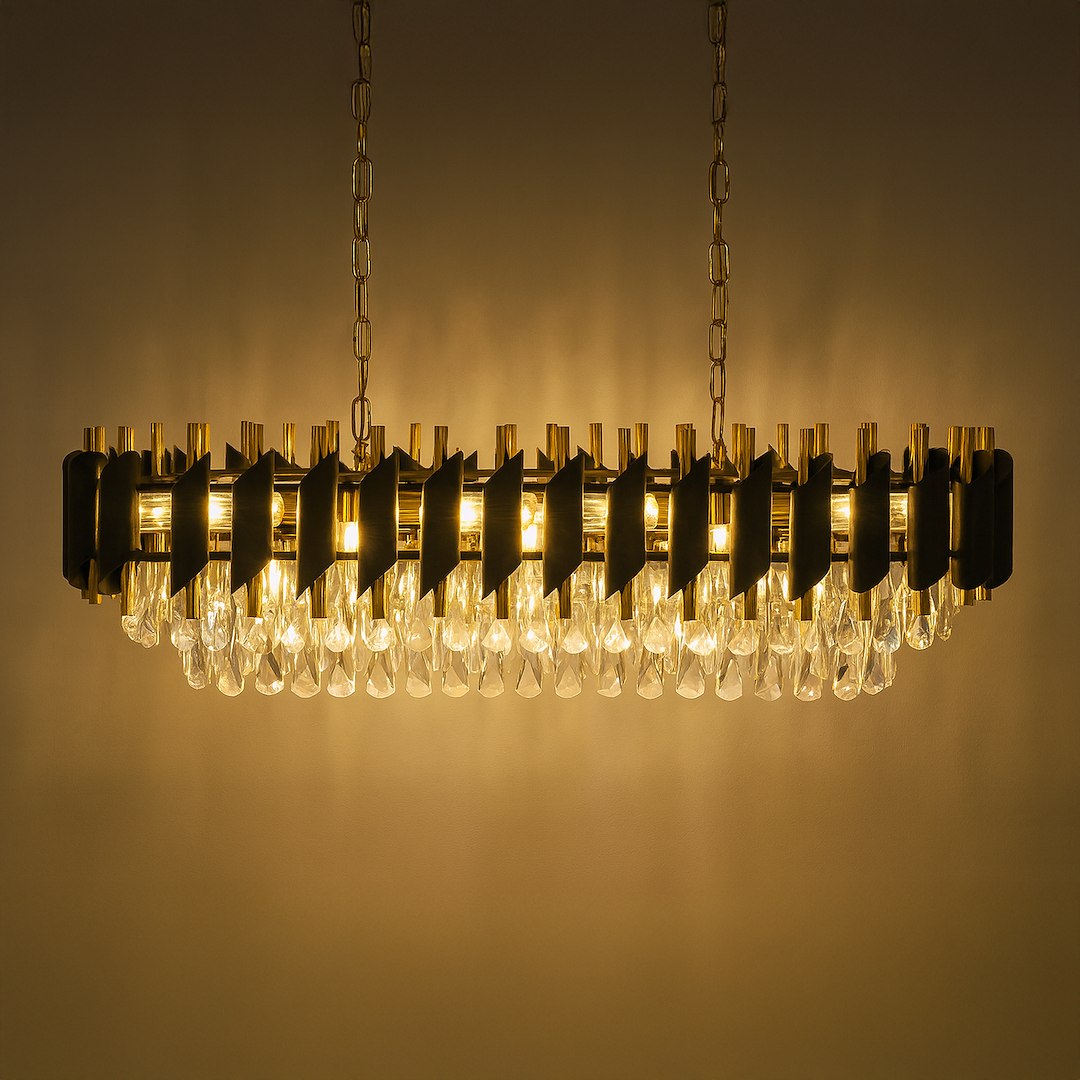 Ceiling Lamp Cristal 5xE14
