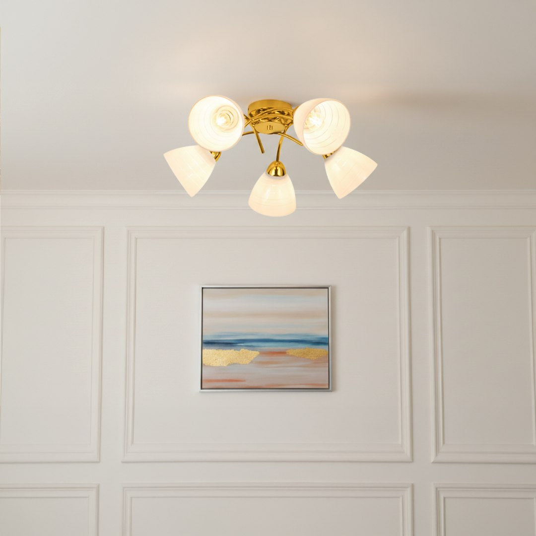 Ceiling Lamp CLARA GOLD 3xE27