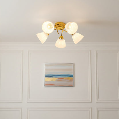 Ceiling Lamp CLARA GOLD 3xE27