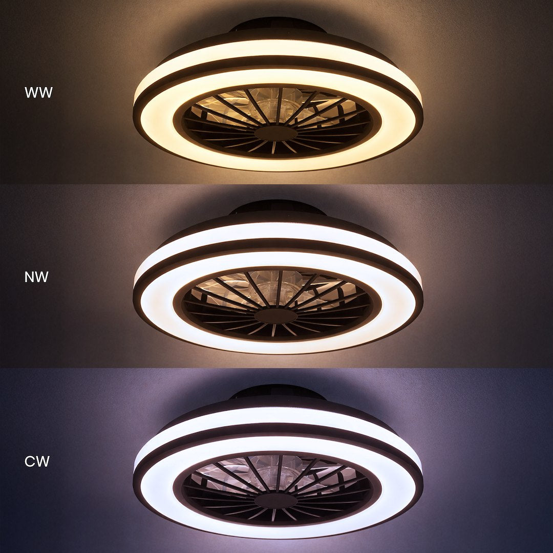 Ceiling Fan Light Blast 24W LED + 15W fan