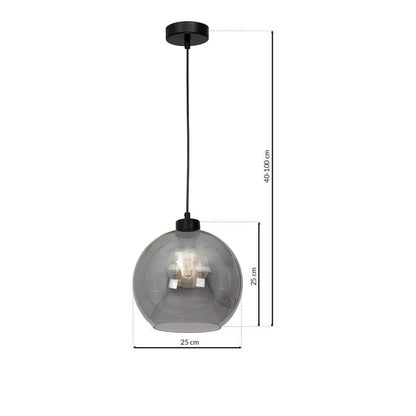 Pendant Lamp Sofia Smoked 1XE27