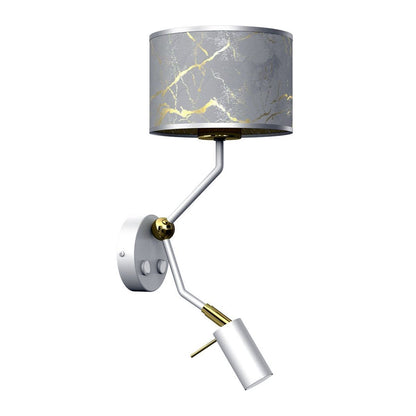 Wall Lamp Senso White/Gold 1XE27 + 1X Mini GU10