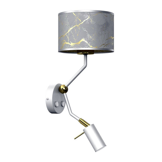 Wall Lamp Senso White/Gold 1XE27 + 1X Mini GU10