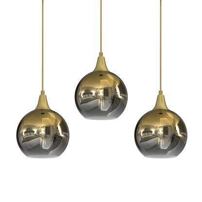 Pendant Lamp Monte Gold 3XE27