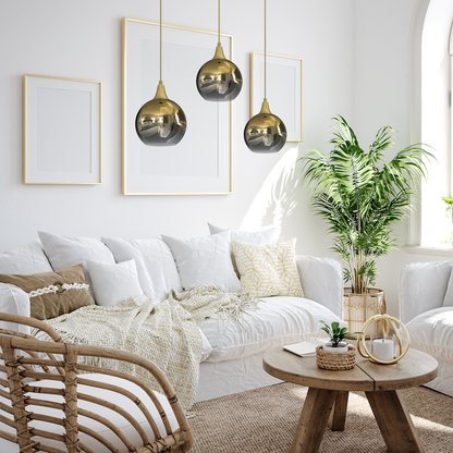 Pendant Lamp Monte Gold 3XE27