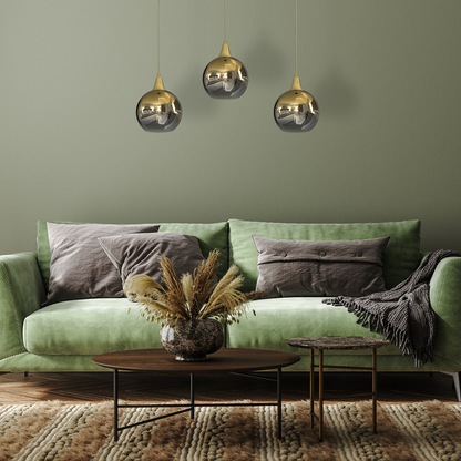 Pendant Lamp Monte Gold 3XE27